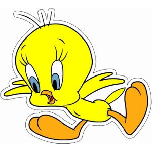 Sticker Atölyesi Tweety Sticker - 23003 Renkli 11 x 12 cm