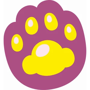 Sticker Atölyesi Renkli Pati Sticker - 17230-2 Renkli 10 x 10 cm