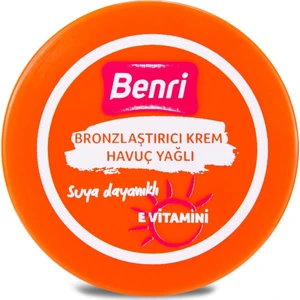 Bronzlaştırıcı Krem Havuç Yağlı 100 ml