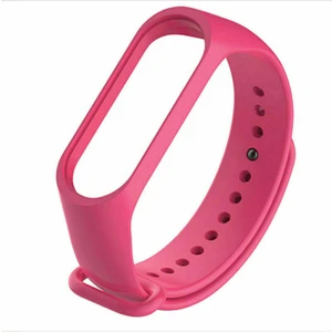 Xiaomi Mi Band 3 Kordon Silikon Kayış Pembe