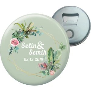 Grafilli Design Hoşgeldin Bebek Kişiye Özel Magnet Açacak- 10 Adet 025