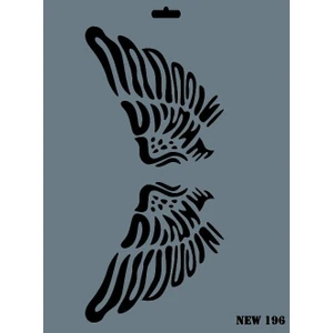 New Seri N-196 Stencil 35x25 cm