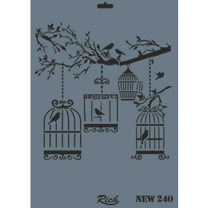 New Seri N-240 Stencil 35x25 cm