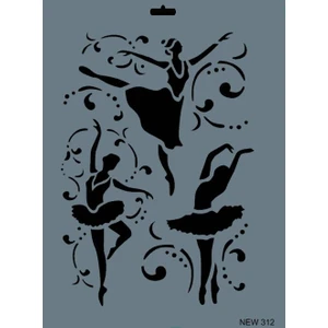 New Seri N-312 Stencil 35x25 cm