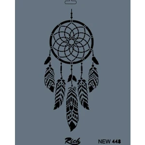 New Seri N-448 Stencil 35x25 cm