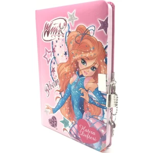Winx Club Sert Kapak 120 Yaprak Hatıra Defteri 3431 14 x 20 cm