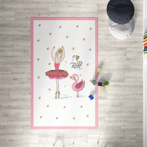 Mekta Home Balerin Kız Çocuk Odası Takımı Halısı MKTH-107