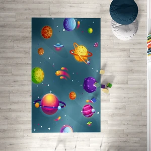 Mekta Home Gezegenler  Çocuk ve Bebek  Odası Halısı MKTH-125