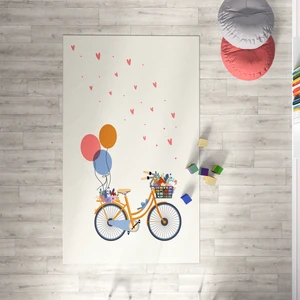 Mekta Home Renkli Bisiklet  Çocuk ve Bebek  Odası Halısı MKTH-167