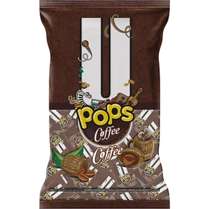 U Pops Coffee - Kahve Aromalı Sıvı Dolgulu Bonbon Şekerleme (5G X 200 Adet)