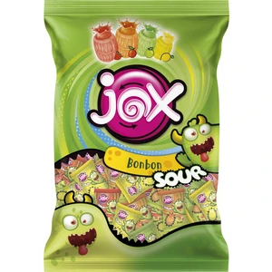 JOX; Sour Bonbon Meyve Aromalı Ekşili Sıvı Dolgulu Bonbon Şeker( 5 gr x 200'lü)