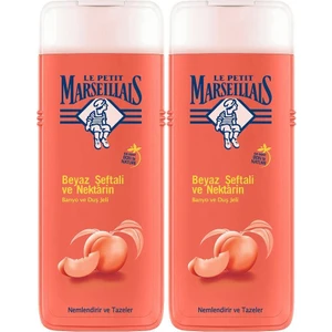 Le Petit Marseillais Duş Jeli Şeftali ve Nektarin 2 x 400 ml