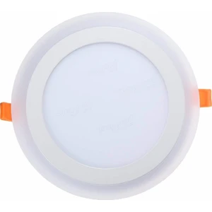 24 Watt 18+6 Çift Renkli Led Panel Spot Lamba Mavi-Beyaz 3 Kademeli