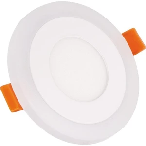 6 Watt 3+3 Çift Renkli Led Panel Spot Lamba Mavi-Beyaz 3 Kademeli