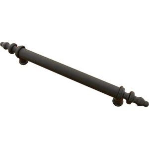 Metax Kumru Düz Boy Kulp Mat Siyah 128 Mm Dolap Vestiyer