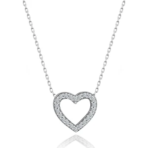 Swarovskı Gümüş Kalp Kolye