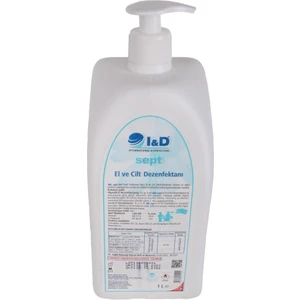 Sept El ve Cilt Dezenfektanı Pompalı 1 lt