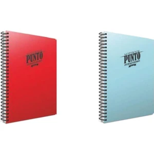 Punto Spiralli A4 80 Yap Pp Kapak Defter Seti Kareli 2'li