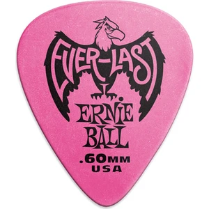 Ernie Ball Everlast Guitar Picks 1 Adet - 0.60 mm  - Pink Pena