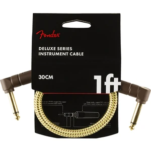 Deluxe Series Instrument Cable Tweed - 30CM Enstrüman Kablosu