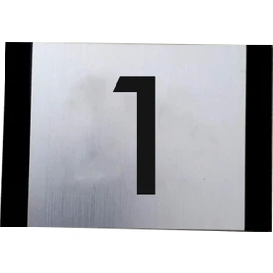 Dekoratif Apartman Kapı Numarası Pleksi 1