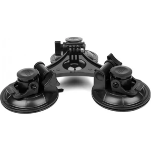 3 Bacak Araba Vantuz Tutucu Üçgen + Mini Tripod Kafası Adaptörü