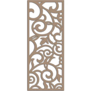Liar Ahşap Seperatör (Paravan) - KSP-208 - (18 mm) - (69 cm x 139 cm) - (Ham)