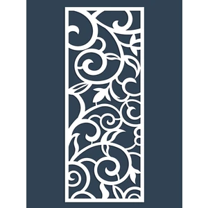 Liar Ahşap Seperatör (Paravan) - KSP-208 - (18 mm) - (69 cm x 139 cm) - (Beyaz)