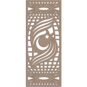 Liar Ahşap Seperatör (Paravan) - KSP-199 - (18 mm) - (69 cm x 139 cm) - (Ham)