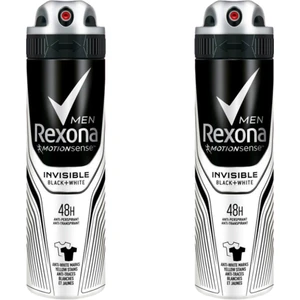 Invisible Black White Erkek Deodorant 150 ml 2 Adet