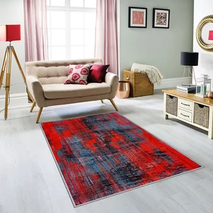 Dekoratif Özel Tasarım Modern Yıkanabilir Kaymaz Taban Halı 120 x 180 cm