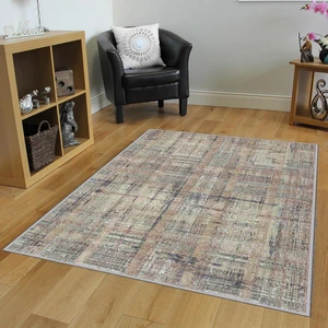 Dekoratif Özel Tasarım Modern Yıkanabilir Kaymaz Taban Halı 140 x 220 cm