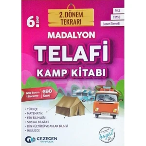 Gezegen Yayıncılık 6.Sınıf 2.dönem Tekrarı Madalyon Telafi Kamp Kitabı