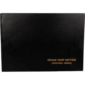 Devam Takip Defteri Öğretmen-Memur 96 Yaprak