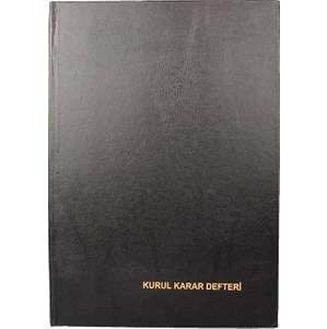 Kurul Karar Defteri 96 Yaprak