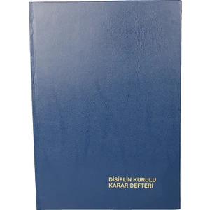 Disiplin Kurulu Karar Defteri 96 Yaprak