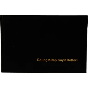 Ödünç Kitap Verme Defteri 96 Yaprak