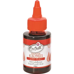 Dr. Gusto  Likit Sıvı Gıda Boyası 60 gr Bayrak Kırmızı
