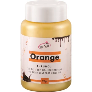 Dr. Gusto  Toz Yağ Bazlı Gıda Boyası 25 gr Turuncu