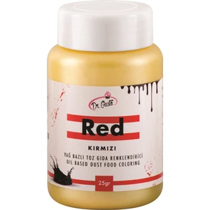 Dr. Gusto  Toz Yağ Bazlı Gıda Boyası 25 gr Kırmızı