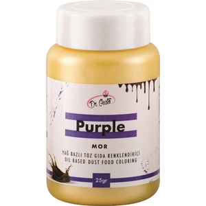 Dr. Gusto  Toz Yağ Bazlı Gıda Boyası 25 gr Mor