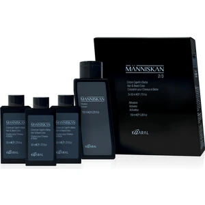 Manniskan Saç Sakal Boyası 3 x 50 ml + 150 ml Oksidan 2/3