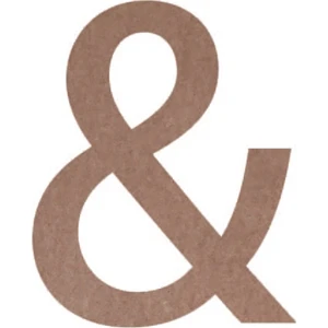 Pol & Art  H 43 Ahşap 18MM Ayakta Duran  Işareti