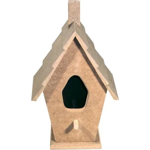 Pol & Art  Ku 238 Ahşap Orta Kuş Evi