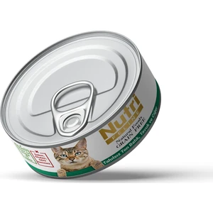 Nutri Feline Ton Balık,tavuk ve Ciğer Kedi Konservesi 85 gr ve Catnip-Kedi Papyonu