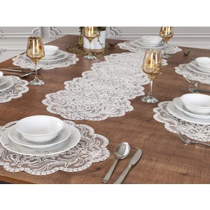 Tropik Home Amerikan Servis Supla Takımı ve Runner Seti 8 Peçeteli 9 Parça Set