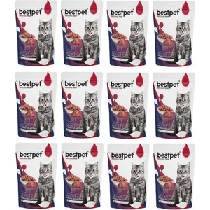 Adult Cat Beef Jöle Içinde Biftekli Yaş Mama 85 gr x 12