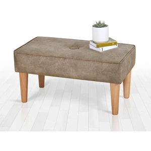 Lorence Home Square Puf - Kahve