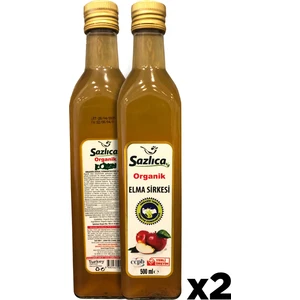 Organik Elma Sirkesi 500 ml x 2'li