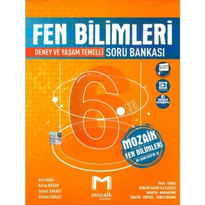 Mozaik Yayınları 6. Sınıf Fen Bilimleri Soru Bankası
